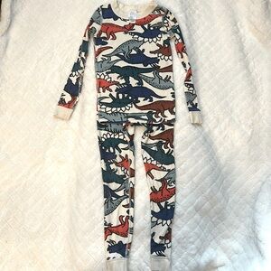 Hanna Andersson Long John Dinosaur Pajamas